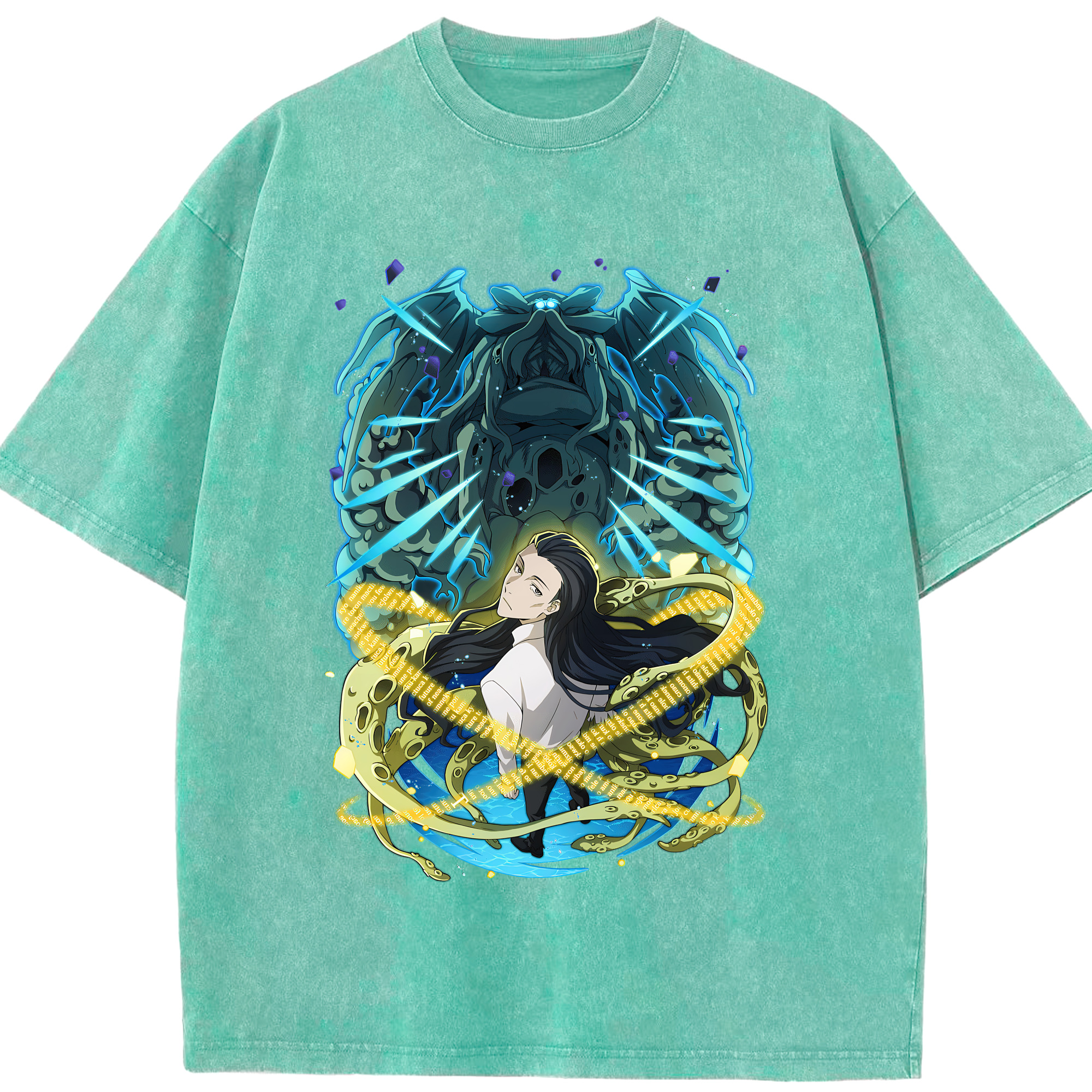 （画像用） 文豪ストレイドッグス Bungo Stray Dogs 綿100% ヴィンテージ風 半袖Tシャツ（フロントプリント）